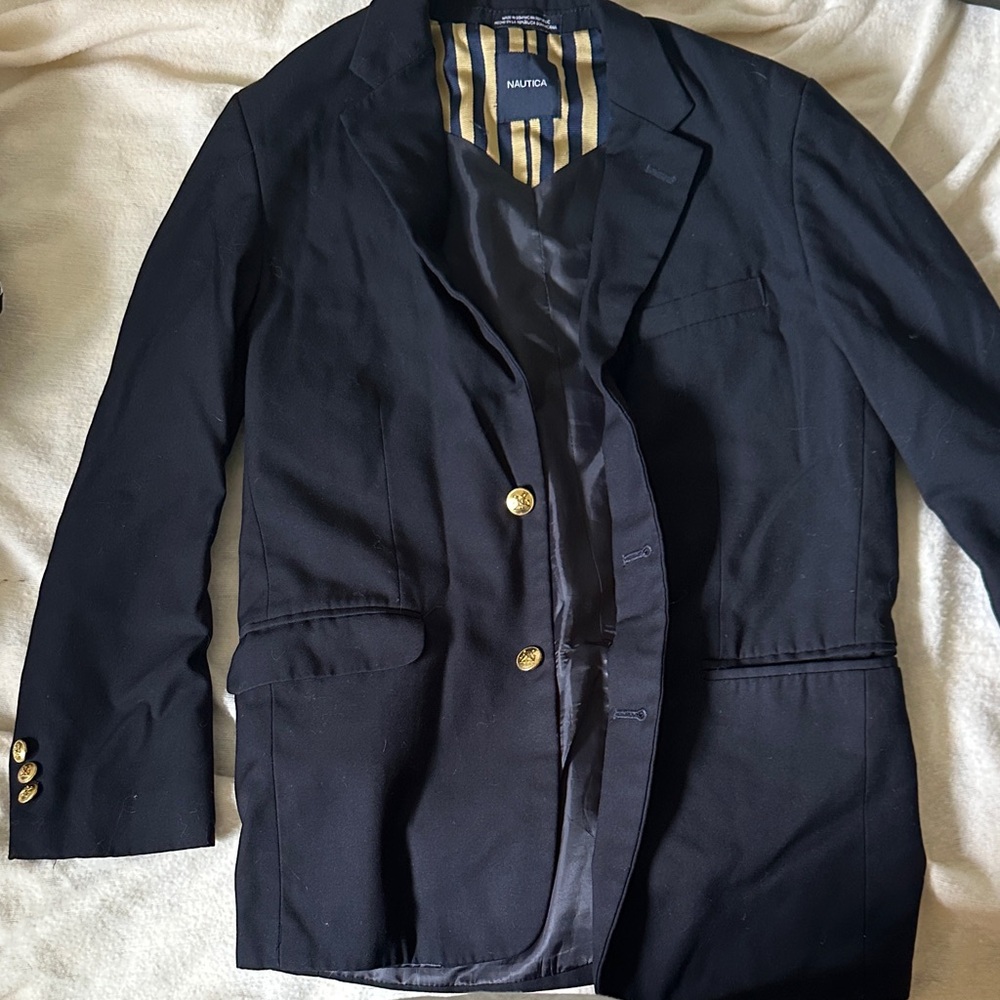 Nautica Women's Navy Blazer with Gold Buttons